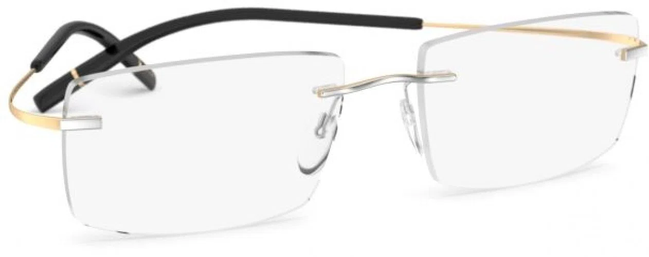 Silhouette TMA The Icon Gold Edition Demo Rimless 5539 Eyeglasses - view 4